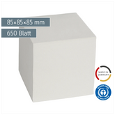 Zettelwürfel Recycling | 650 Blatt, grau